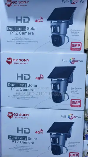 Hd Dual Lens Solar PTZ Camera