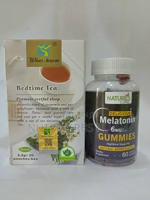Melatonin Gummies+ Bedtime Tea:Gives You Peaceful Night Rest