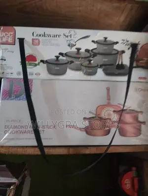 Ucc Life 16pcs Cookware Set