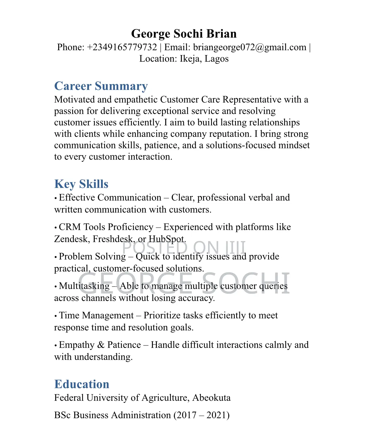 Personal Assistant
