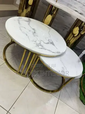 Classic Marble 2 in 1 Center Table