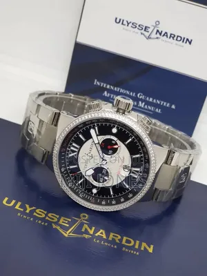 "Silver Ulysse Nardin Marine Watch Replica for Men