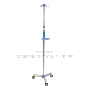 Mobile Iv Fluid Stand for Clinics