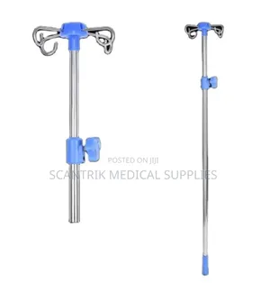 Hospital Bed Iv Stand With Adjustable Height
