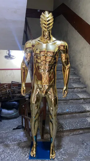 Huge Gold Chromw Male Dummy
