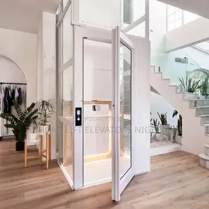 Luxury Hairline Stainless Steel Commercial Passenger Lift