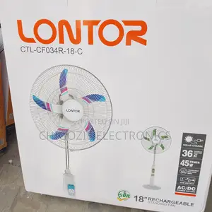 Lontor 18inches Rechargeable Fan