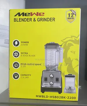 Mewe Electric Blender and Grinder 2200w