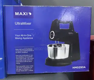 Maxi Standing Kitchen Mixer With Bowl 400w Black
