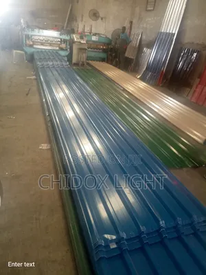 0.45 Long Span Aluminum Roofing Design Blue Color