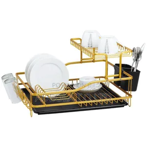 Gold Plate Rack