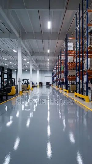 Professional Industrial Flooring With Epoxy