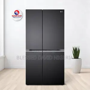 Lg Sxs Refrigerator 674l (Gc-b257kqjw) Matte Black Finish