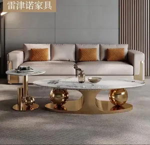 Exquisite 2in1 Marble Top Center Table