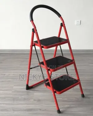 3-step Foldable Multipurpose Steel Ladder