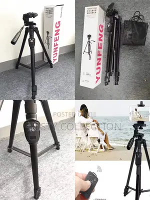 Yunfeng 3388 Tripod Stand, Bluetooth Remote and Carrier Bag