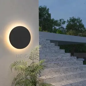 Modern Ip65 Waterproof Outdoor Led Wall Lamp Aluminum Round