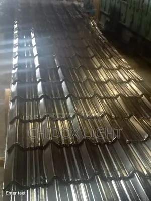 0.45 Step Tiles Design Aluminum Roofing Sheet Black Color