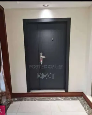 J Black Security Door