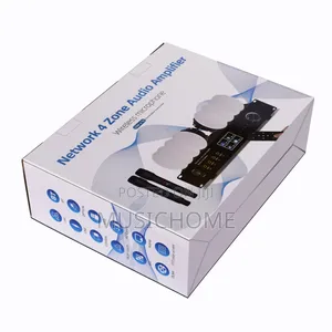 4 Zone Network Amplifier With Two Wireless Microphone