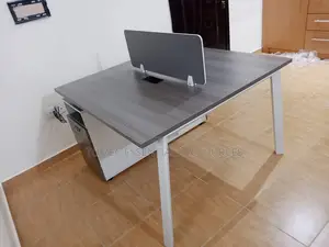 Imported 2man Hdf Wooden Workstation Table