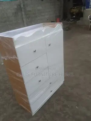 3ft X 4ft Baby Wardrobe (White and Brown Color)