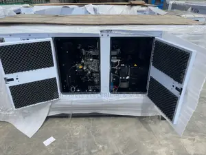 Heavy-duty England Perkins Soundproof Diesel Generator 80kva