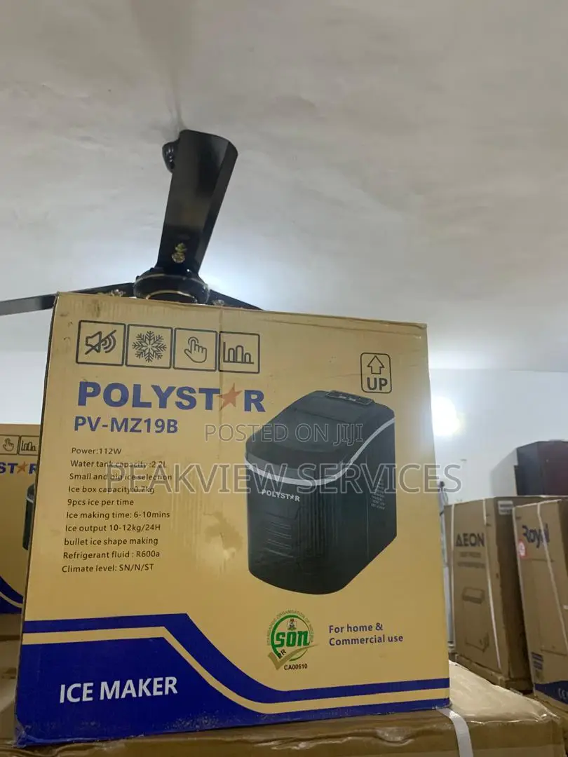 Compact Build Polystar Ice Maker