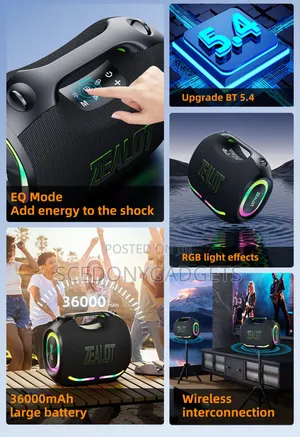 Zealot – Ze01 120w Portable Bluetooth Speaker