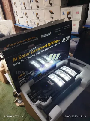 450w Ai Solar Street Light With Camera
