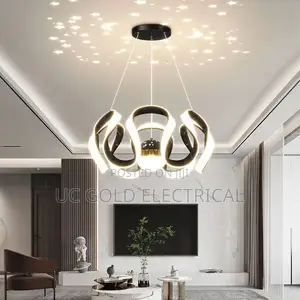 Led Chandelier, Nordic Luxury Restaurant, Living Room,
