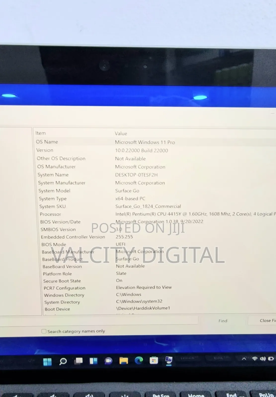 Laptop Microsoft Surface Go 8GB Intel Pentium SSD 128GB