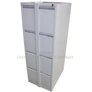 4 Drawers File Cabinet With Angle Bar With Locker