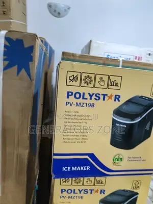 Ice in 6mins With Polystar Ice Maker