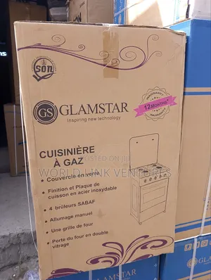Glamstar Standing Gas Cooker 4 Gas Burner