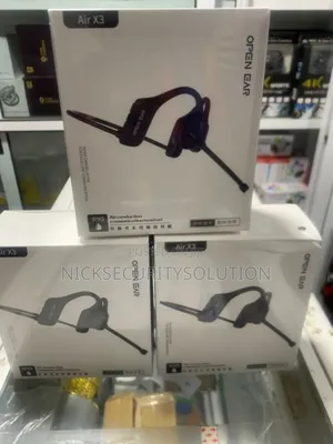 Air X3 Wireless Open Ear Headset With Boom Microphone