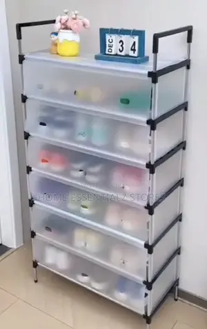 Dust Proof Shoes Organizer - 7-Layer Shoes Rack With Cover