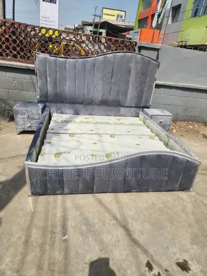 Standard 6by6 Grey Coloured Bed Stand.