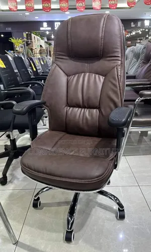 Executive Pure Leather Office Swivel Chair