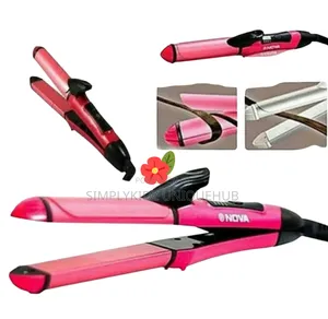 2 in 1 Hair Straightner and Curler