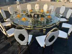 Stuffzy Round Gold Vip Events Tables