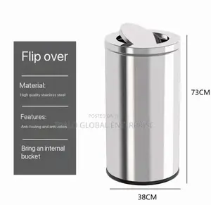 Stainless Steel Swing Bin - 45l