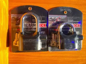 Anti Theft Alarm Padlock With 3 Key Model and Spare Battery