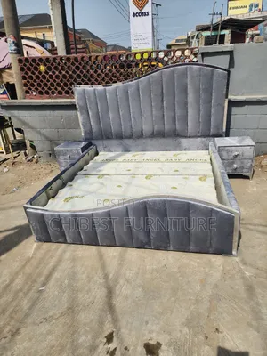 Grey Padded 6by6 Bed Made With Durable Materials