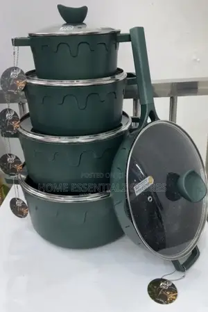Jio Non-Stick Die-Cast Cookware Set With Glass Lids - Jio Pots