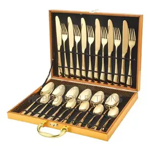 24pcs Stainless Steel Tableware