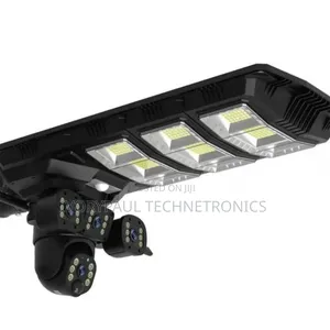 4g Solar CCTV Camera With Street Light