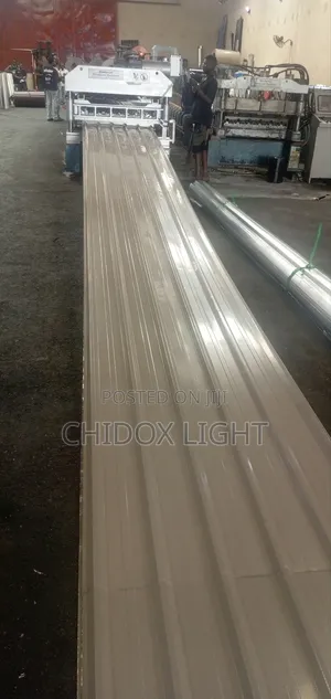 0.55 Oven Baked Long Span Design Aluminum Roofing Sheet Beig