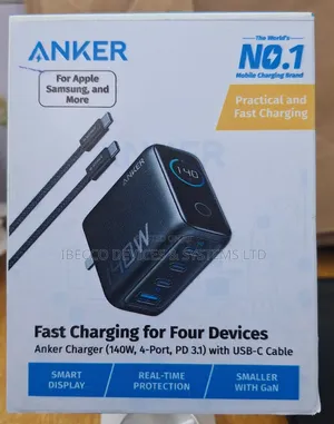 Anker 140w Fast Charging for Four Devices
