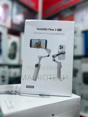 Insta360 Flow 2 Pro Grey - Foldable Ai Phone Gimbal,